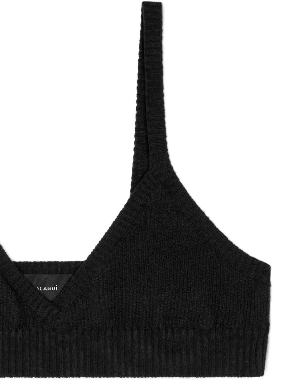 Cheap v-neck Alanui Women cashmere bralette 0825